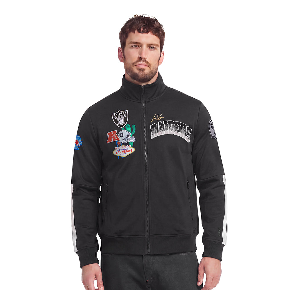 NFL LAS VEGAS RAIDERS VESTE D'ENTRAÎNEMENT HOMETOWN POUR HOMME (NOIR)