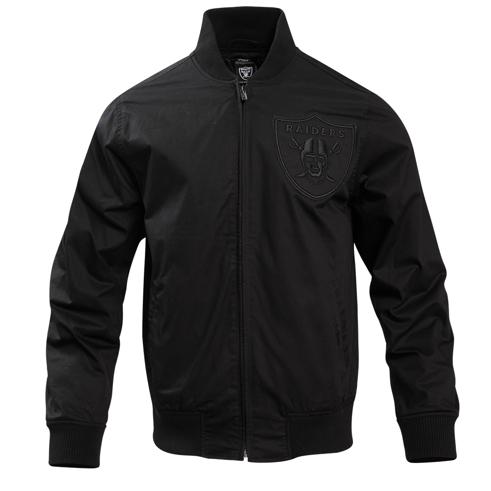 NFL LAS VEGAS RAIDERS NEUTRAL BLOUSON EN SERGÉ POUR HOMME (NOIR)
