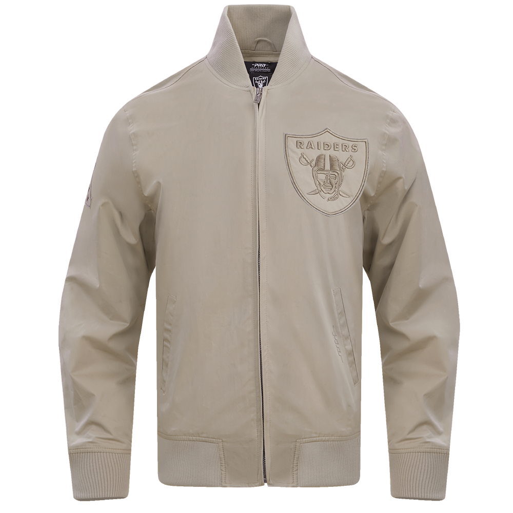 NFL LAS VEGAS RAIDERS NEUTRAL BLOUSON EN SERGÉ POUR HOMME (TAUPE)