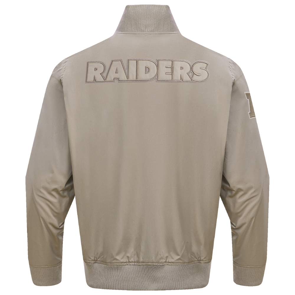 NFL LAS VEGAS RAIDERS NEUTRAL BLOUSON EN SERGÉ POUR HOMME (TAUPE)