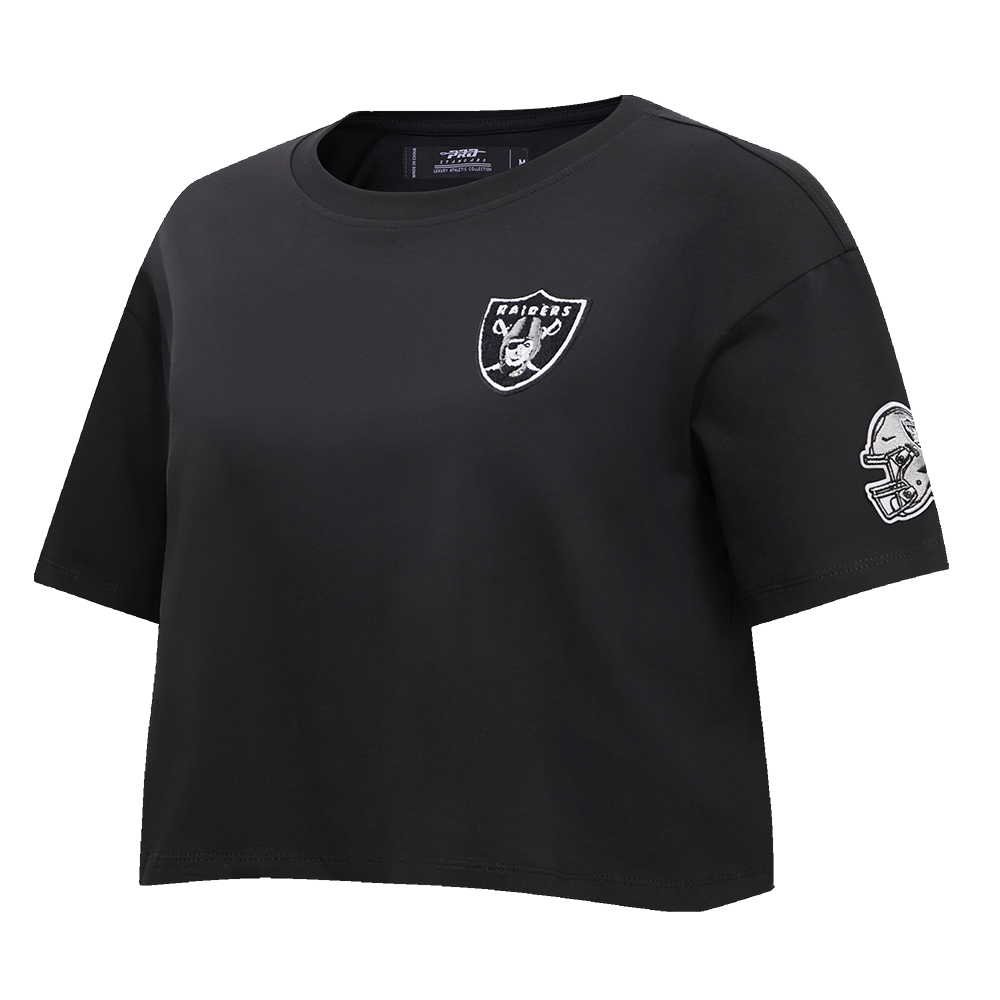 NFL LAS VEGAS RAIDERS CLASSIC WOMEN'S BOXY TEE (BLACK)