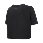 NFL OAKLAND RAIDERS RETRO CLASSIC WOMEN'S BOXY TEE (BLACK)