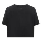 NFL OAKLAND RAIDERS RETRO CLASSIC WOMEN'S BOXY TEE (BLACK)