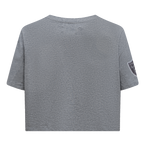 NFL LAS VEGAS RAIDERS NEUTRAL T-SHIRT EN JERSEY SIMPLE À COUPE CARRÉE (GRIS CHINÉ FONCÉ)