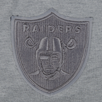 NFL LAS VEGAS RAIDERS NEUTRAL T-SHIRT EN JERSEY SIMPLE À COUPE CARRÉE (GRIS CHINÉ FONCÉ)