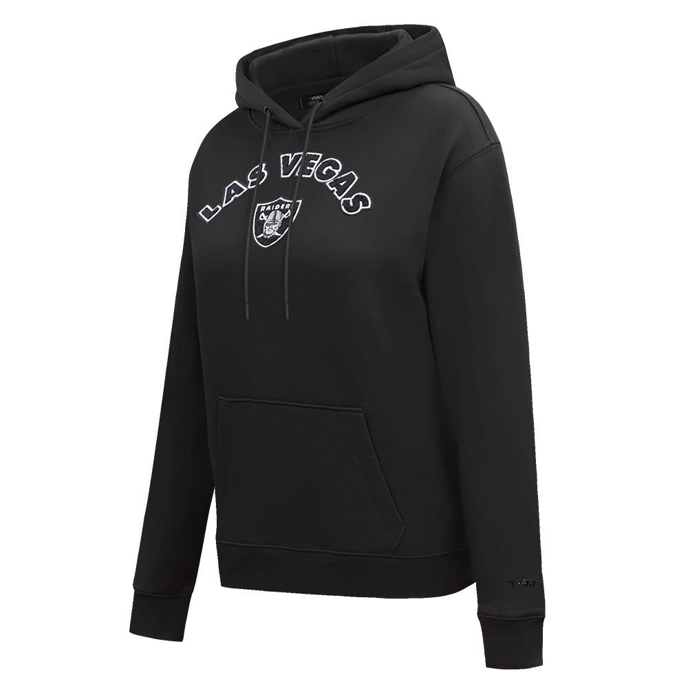 NFL LAS VEGAS RAIDERS CLASSIC WOMEN'S PULLOVER HOODIE (BLACK)