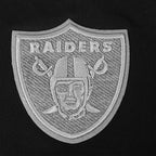 NFL LAS VEGAS RAIDERS REVERSE FRENCH TERRY WOMEN'S FLEECE CREWNECK (BLACK)