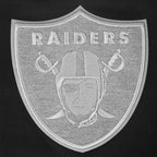 NFL LAS VEGAS RAIDERS REVERSE FRENCH TERRY WOMEN'S FLEECE CREWNECK (BLACK)