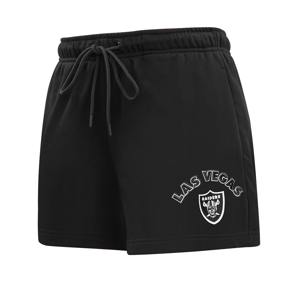 NFL LAS VEGAS RAIDERS CLASSIC SHORT EN MOLLETON POUR FEMME (NOIR)