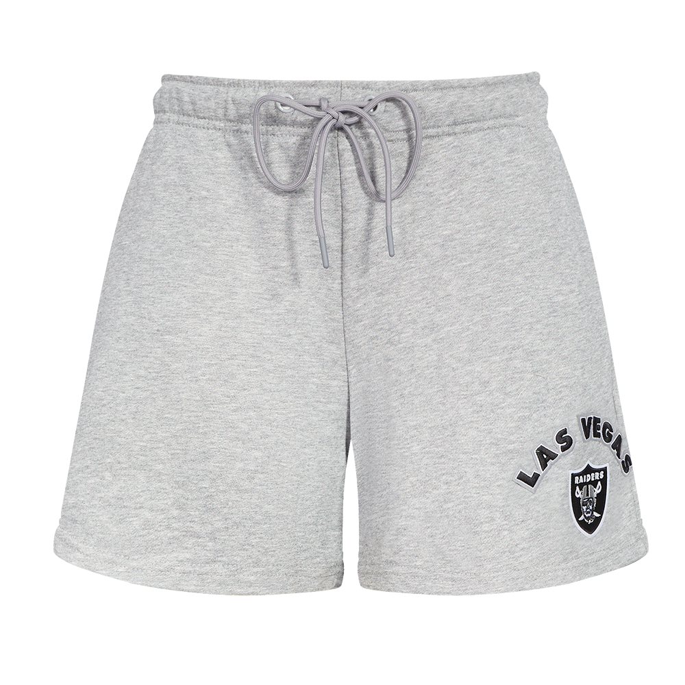 NFL LAS VEGAS RAIDERS CLASSIC SHORT EN MOLLETON POUR FEMME (GRIS CHINÉ)