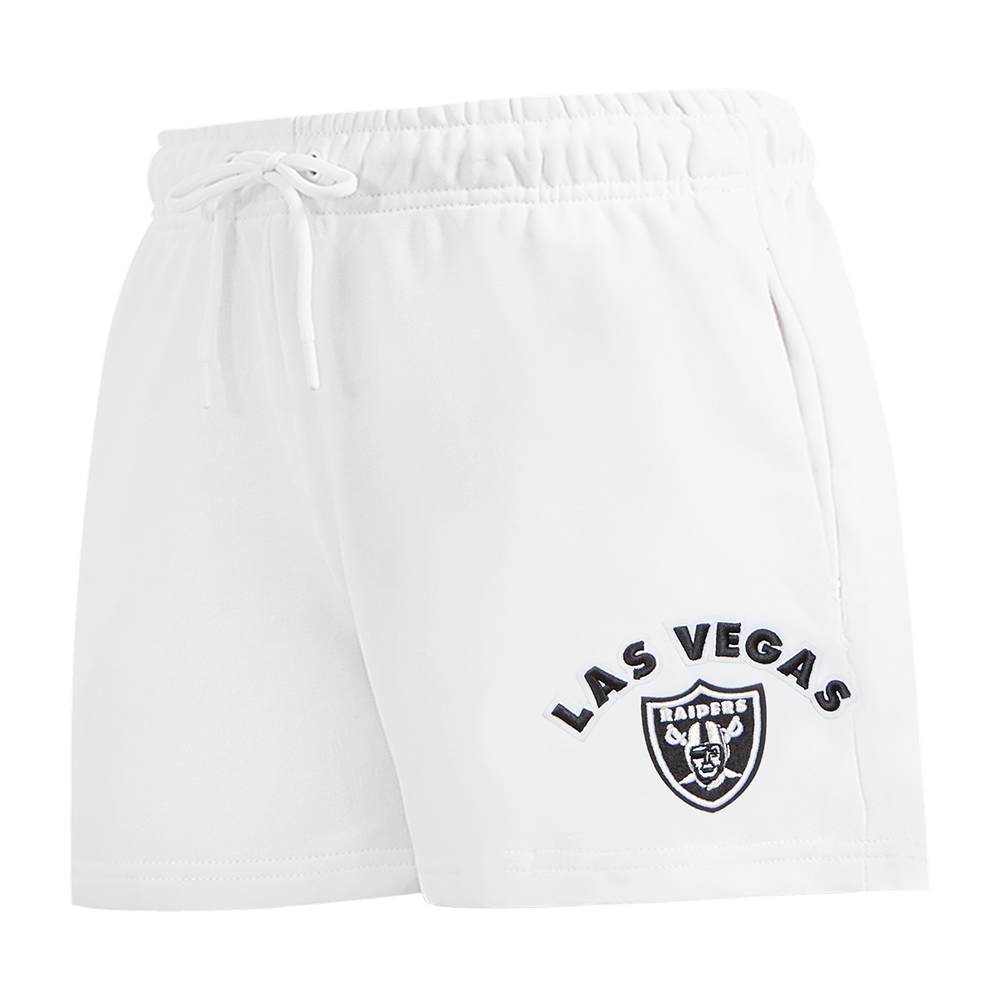 NFL LAS VEGAS RAIDERS CLASSIC SHORT EN MOLLETON POUR FEMME (BLANC)