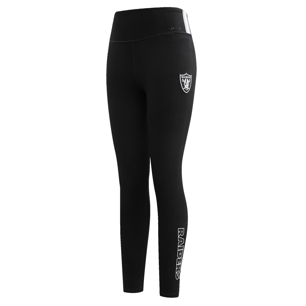 NFL LAS VEGAS RAIDERS CLASSIC WOMEN'S JERSEY LEGGING (BLACK)