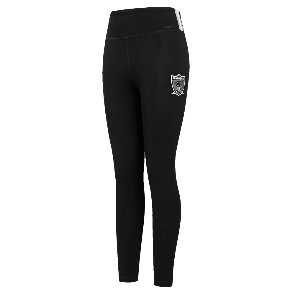 NFL OAKLAND RAIDERS RETRO CLASSIC WOMEN'S JERSEY LEGGING (BLACK)