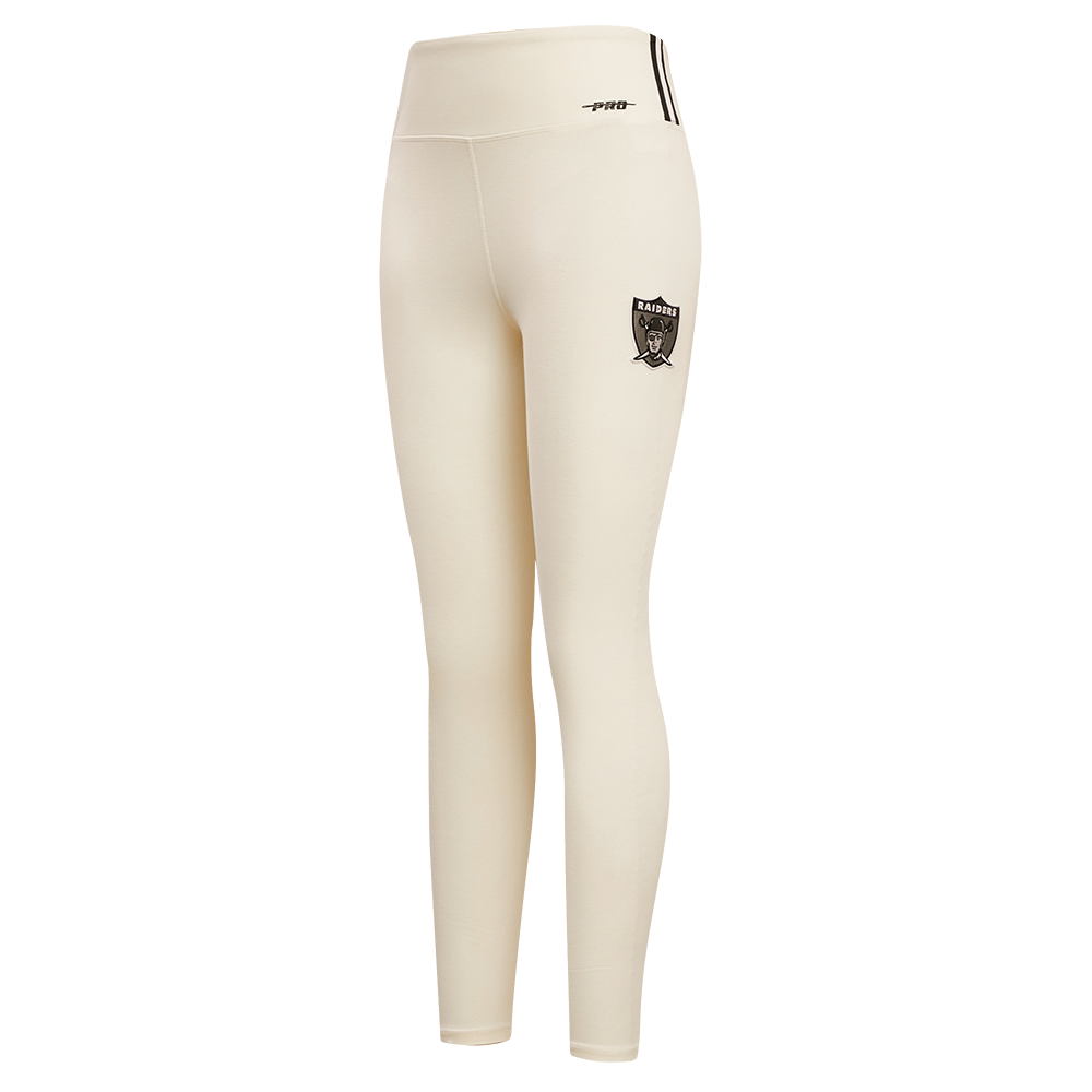NFL OAKLAND RAIDERS RETRO CLASSIC WOMEN'S JERSEY LEGGING (EGGSHELL)
