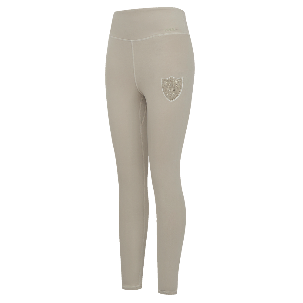 NFL LAS VEGAS RAIDERS NEUTRAL WOMEN'S JERSEY LEGGING (TAUPE)