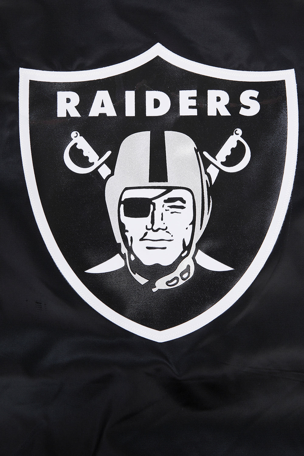 NFL LAS VEGAS RAIDERS CLASSIC WOMEN'S SATIN JACKET (BLACK)