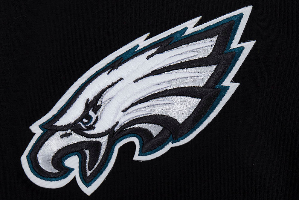 NFL PHILADELPHIA EAGLES SCRIPT TAIL MEN'S   TEE (BLACK)