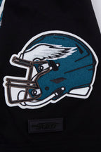 NFL PHILADELPHIA EAGLES SCRIPT TAIL MEN'S   TEE (BLACK)