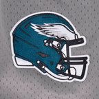 NFL PHILADELPHIA EAGLES SCRIPT TAIL CHEMISE BOUTONNÉE EN FILET POUR HOMME (GRIS)