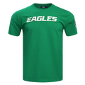NFL PHILADELPHIA EAGLES CLASSIC CHENILLE T-SHIRT EN JERSEY SIMPLE POUR HOMME (VERT KELLY)