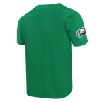 NFL PHILADELPHIA EAGLES CLASSIC CHENILLE T-SHIRT EN JERSEY SIMPLE POUR HOMME (VERT KELLY)