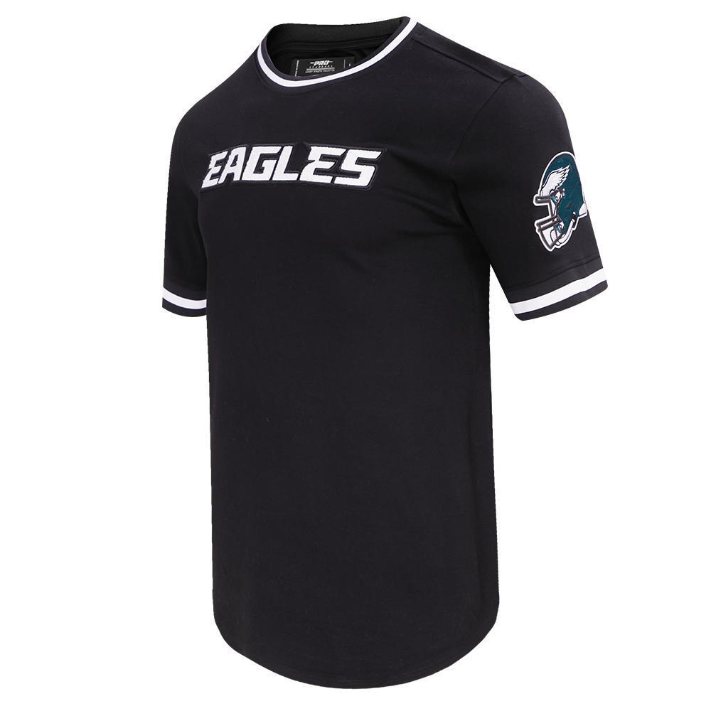 NFL PHILADELPHIA EAGLES CLASSIC CHENILLE T-SHIRT POUR HOMME (NOIR)