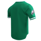 NFL PHILADELPHIA EAGLES CLASSIC CHENILLE T-SHIRT EN MAILLE DOUBLE POUR HOMME (VERT KELLY)