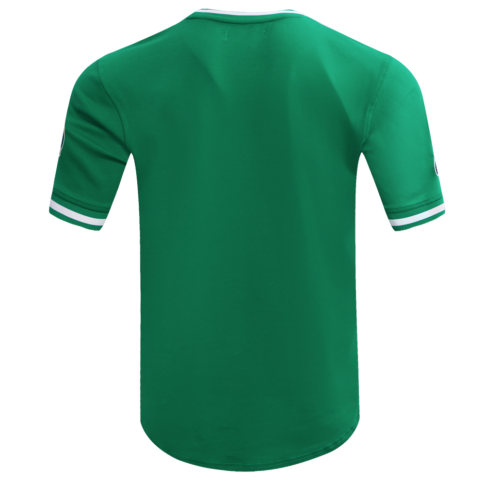 NFL PHILADELPHIA EAGLES CLASSIC CHENILLE T-SHIRT EN MAILLE DOUBLE POUR HOMME (VERT KELLY)