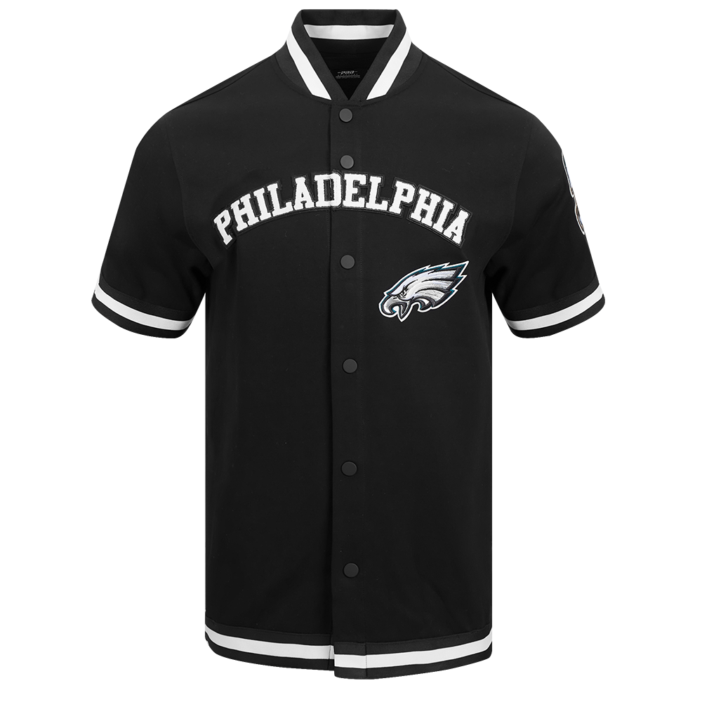 NFL PHILADELPHIA EAGLES CLASSIC BLOUSON D'ÉCHAUFFEMENT POUR HOMME (NOIR)