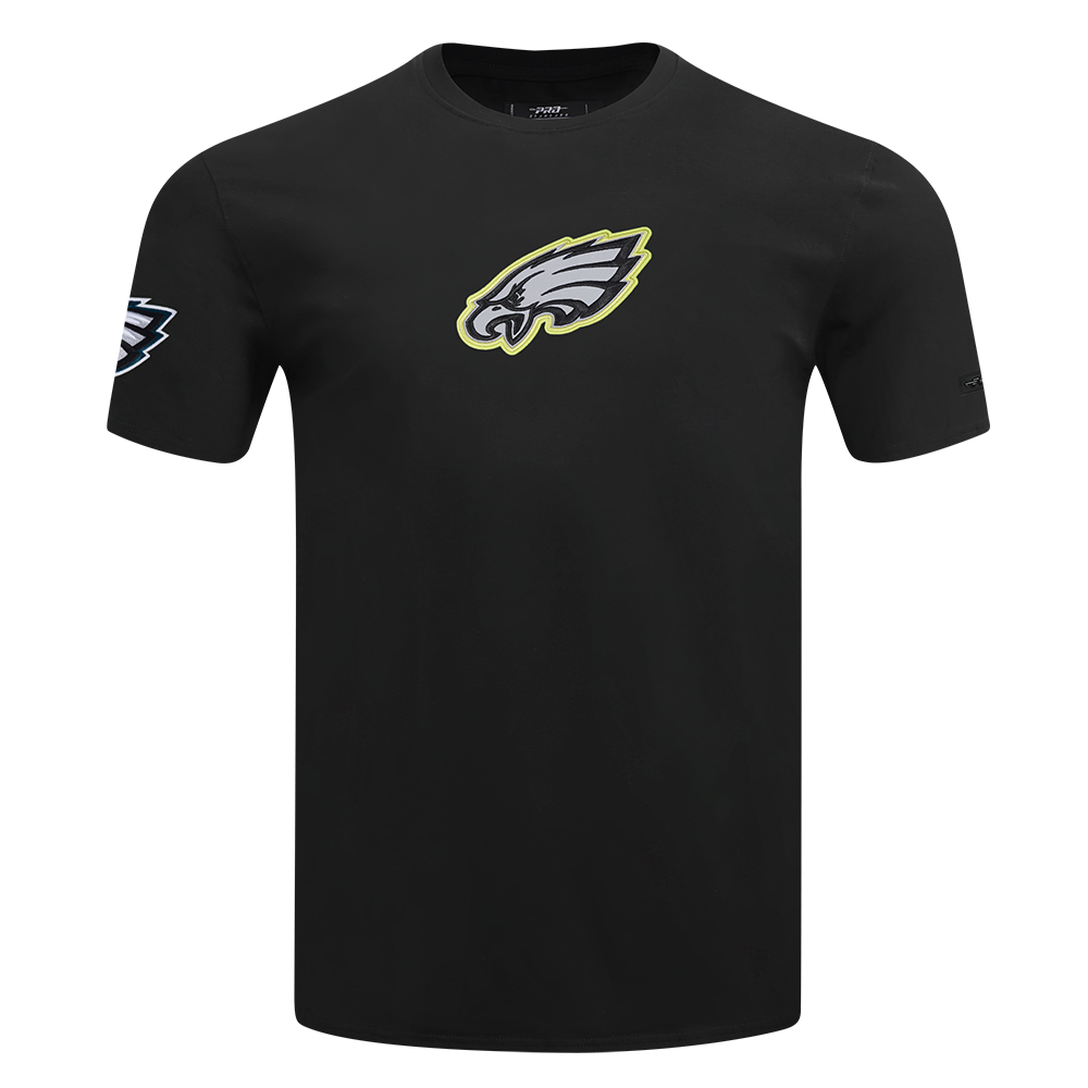 NFL PHILADELPHIA EAGLES UNDER THE LIGHTS T-SHIRT EN JERSEY SIMPLE POUR HOMME (NOIR)