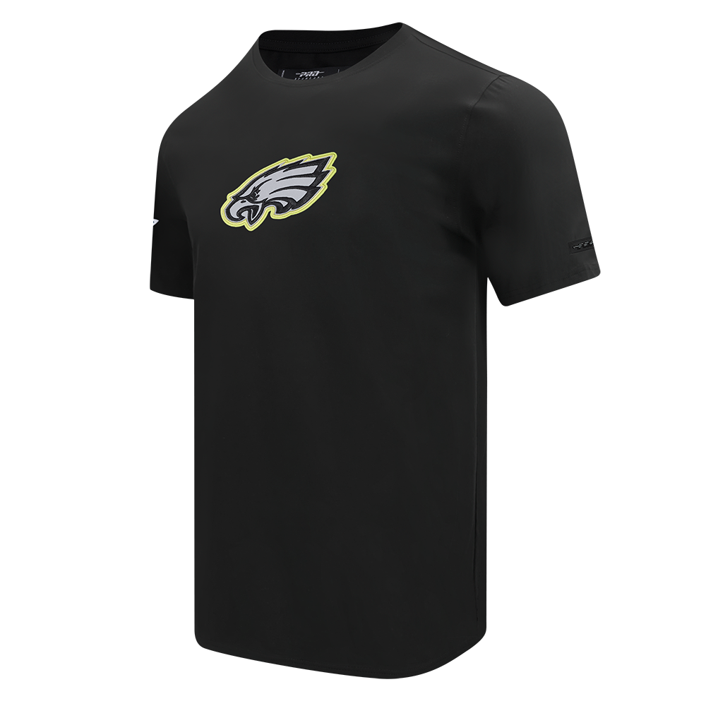NFL PHILADELPHIA EAGLES UNDER THE LIGHTS MEN'S SINGLE JERSEY TEE (BLACK)