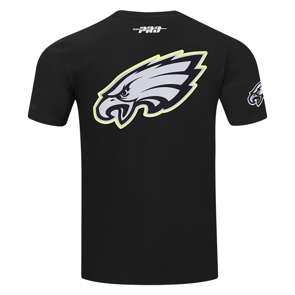 NFL PHILADELPHIA EAGLES UNDER THE LIGHTS T-SHIRT EN JERSEY SIMPLE POUR HOMME (NOIR)