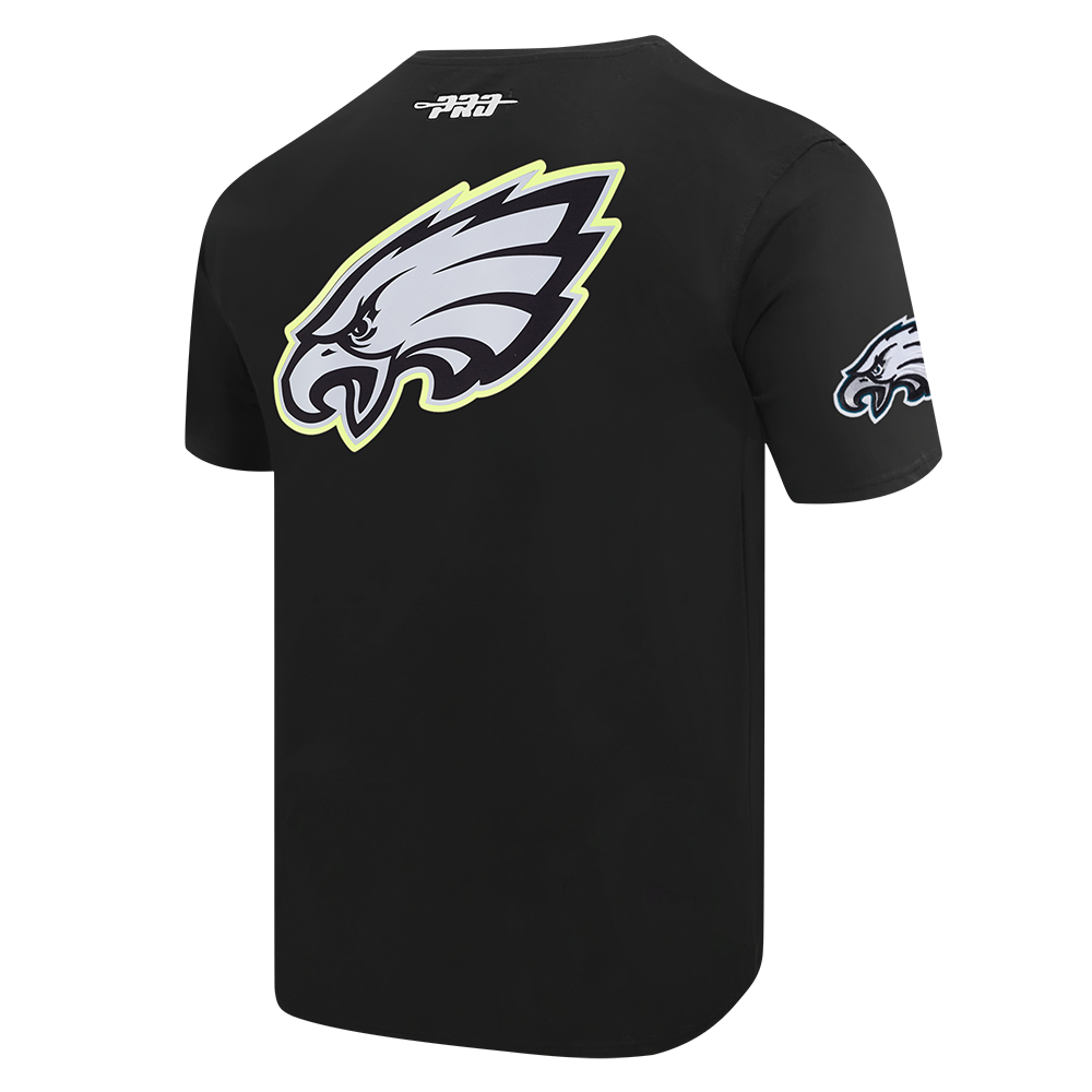 NFL PHILADELPHIA EAGLES UNDER THE LIGHTS T-SHIRT EN JERSEY SIMPLE POUR HOMME (NOIR)
