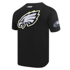 NFL PHILADELPHIA EAGLES UNDER THE LIGHTS T-SHIRT EN JERSEY SIMPLE POUR HOMME (NOIR)