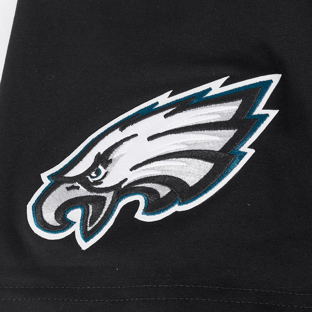 NFL PHILADELPHIA EAGLES UNDER THE LIGHTS T-SHIRT EN JERSEY SIMPLE POUR HOMME (NOIR)
