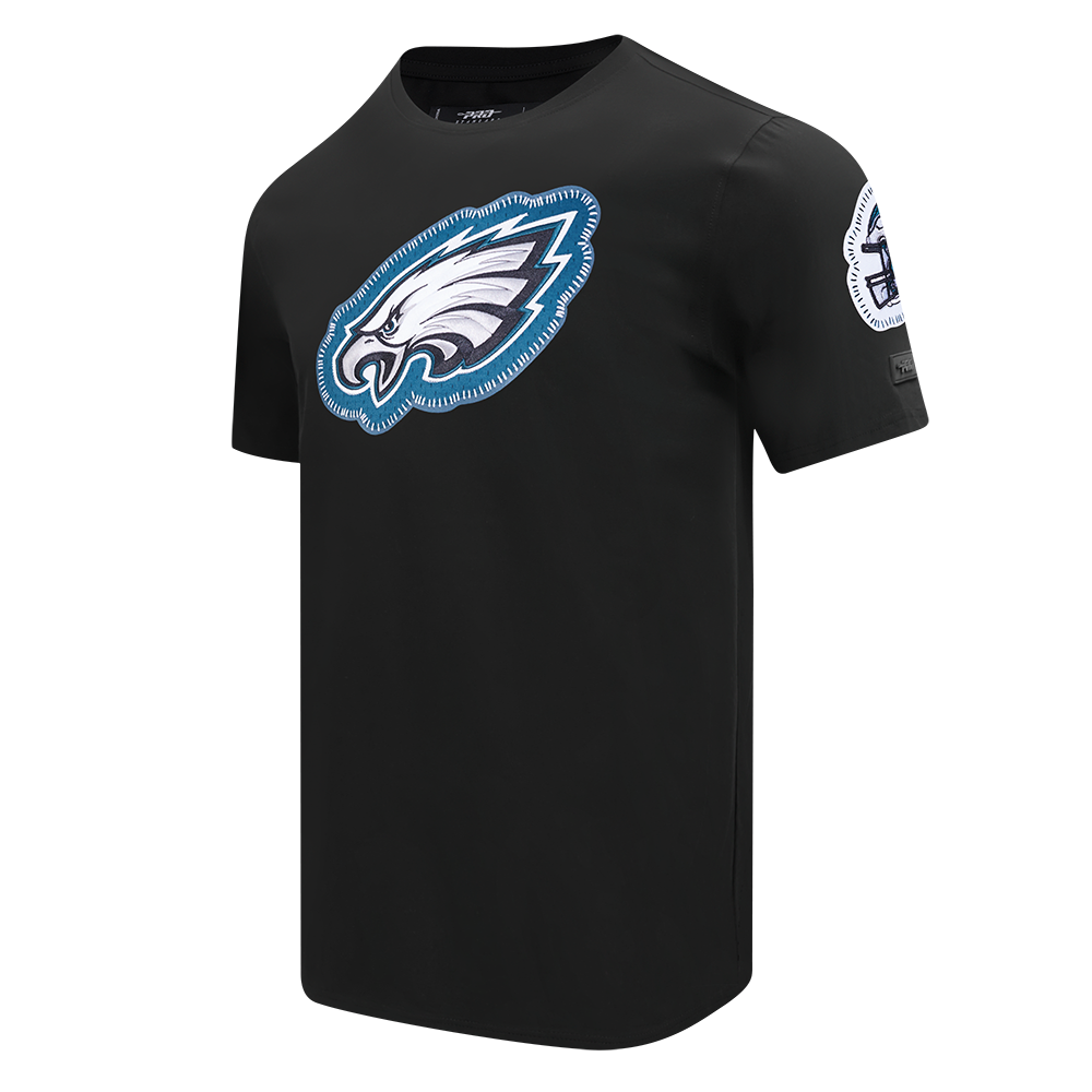 NFL PHILADELPHIA EAGLES DIY PICK STITCH MEN'S SINGLE JERSEY TEE (BLACK)