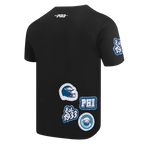 NFL PHILADELPHIA EAGLES DIY PICK STITCH MEN'S SINGLE JERSEY TEE (BLACK)