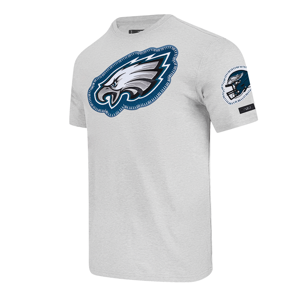 NFL PHILADELPHIA EAGLES DIY PICK STITCH MEN'S SINGLE JERSEY TEE (HEATHER GREY)