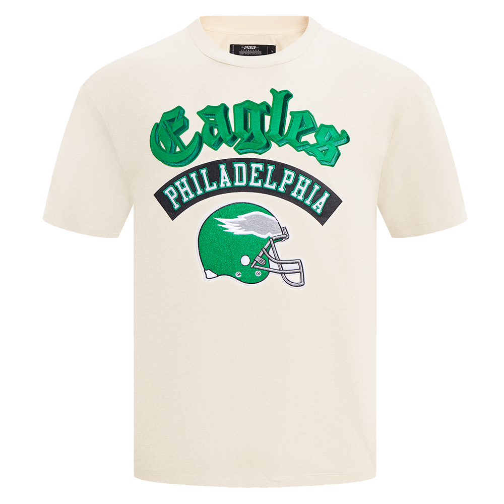 NFL PHILADELPHIA EAGLES BEST OF T-SHIRT À ÉPAULES TOMBANTES POUR HOMME (COQUILLE D'ŒUF)