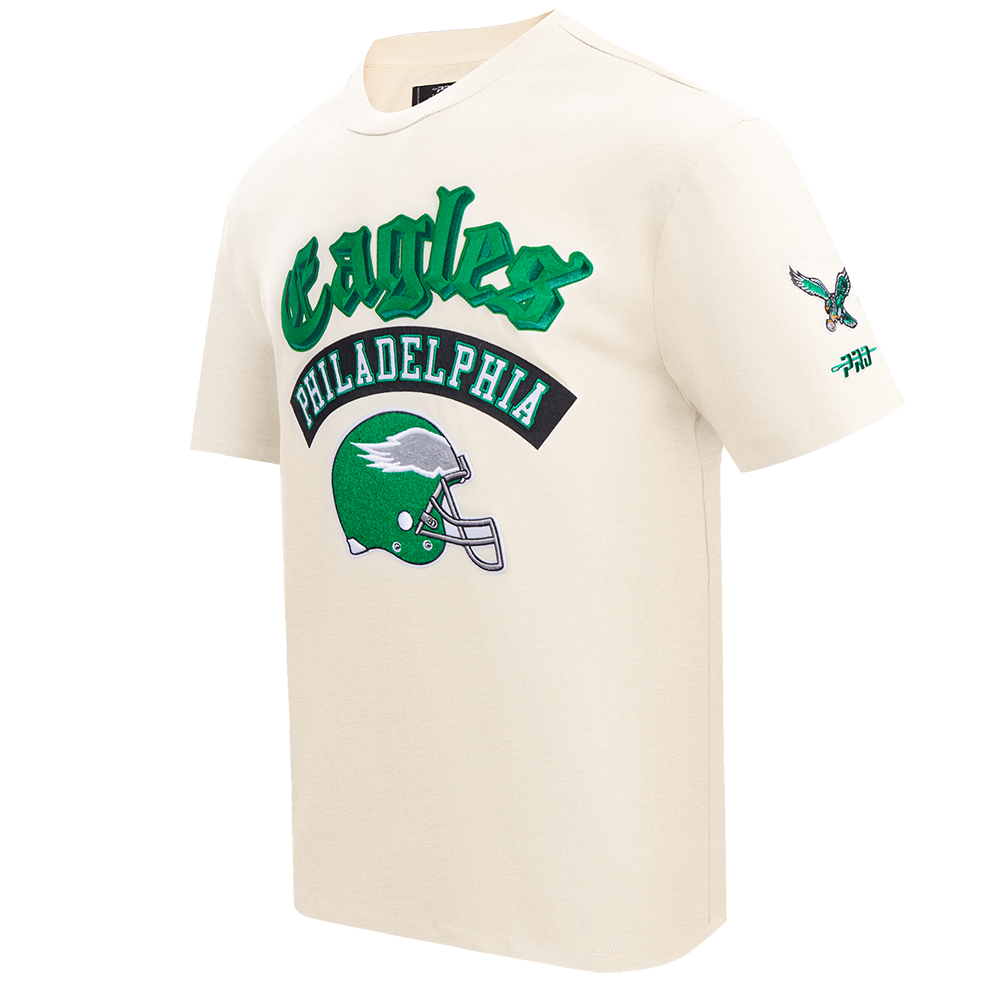 NFL PHILADELPHIA EAGLES BEST OF T-SHIRT À ÉPAULES TOMBANTES POUR HOMME (COQUILLE D'ŒUF)