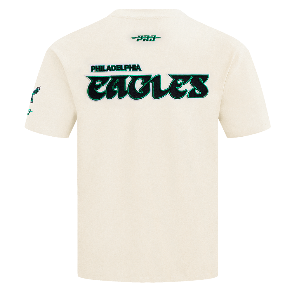 NFL PHILADELPHIA EAGLES BEST OF T-SHIRT À ÉPAULES TOMBANTES POUR HOMME (COQUILLE D'ŒUF)