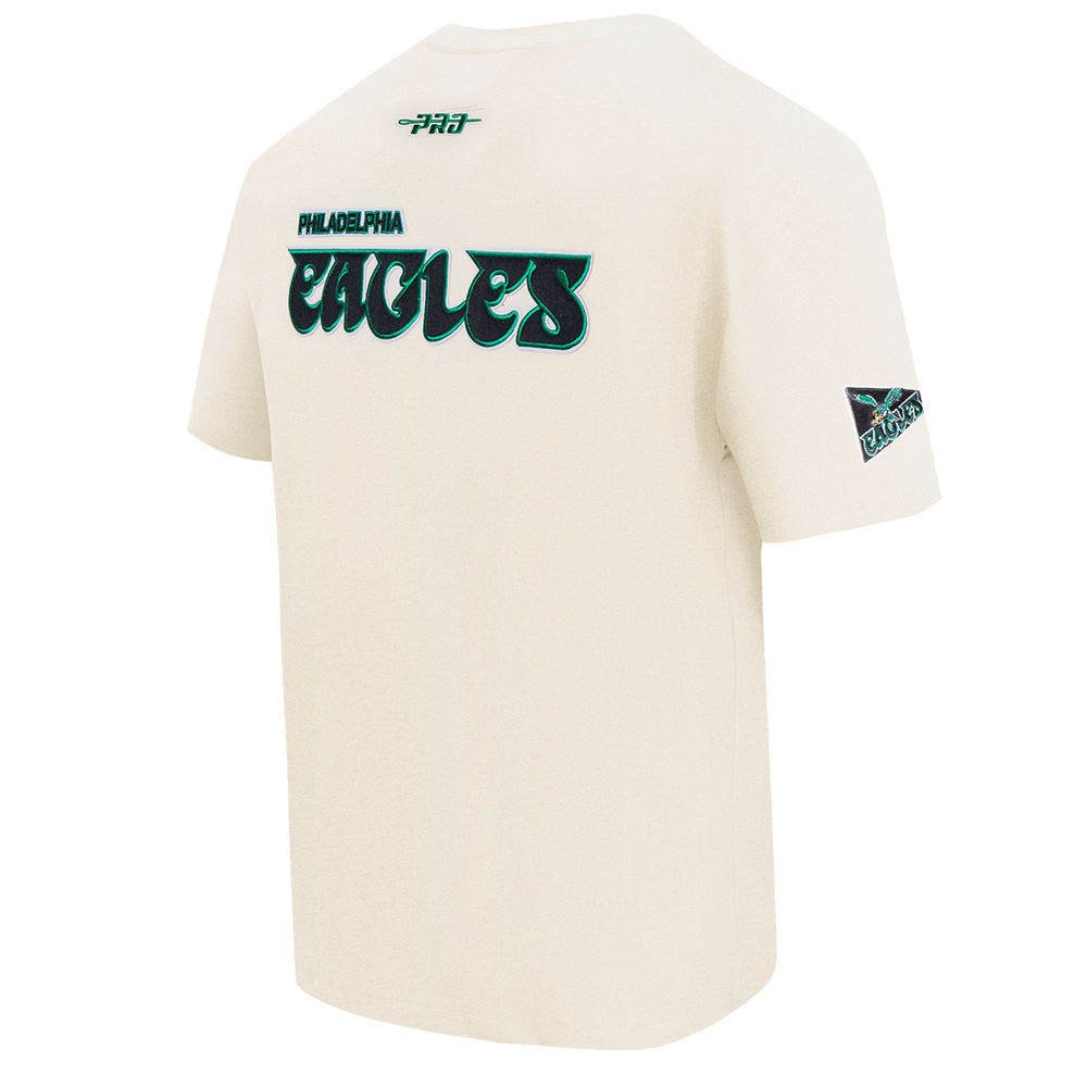 NFL PHILADELPHIA EAGLES BEST OF T-SHIRT À ÉPAULES TOMBANTES POUR HOMME (COQUILLE D'ŒUF)