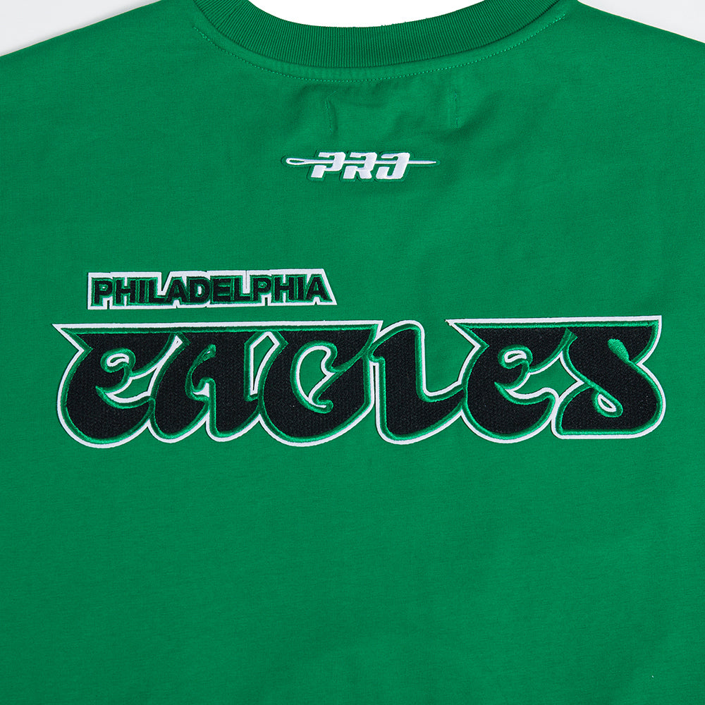 NFL PHILADELPHIA EAGLES BEST OF MEN'S DROP SHOULDER TEE (KELLY GREEN)