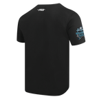 NFL PHILADELPHIA EAGLES REBEL ATHLETICS T-SHIRT EN JERSEY SIMPLE À LOGO EMPILÉ POUR HOMME (NOIR)