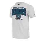 NFL PHILADELPHIA EAGLES TEAM BADGE T-SHIRT EN JERSEY SIMPLE POUR HOMME (GRIS CHINÉ)