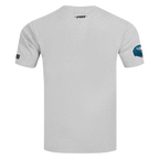 NFL PHILADELPHIA EAGLES TEAM BADGE T-SHIRT EN JERSEY SIMPLE POUR HOMME (GRIS CHINÉ)