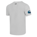 NFL PHILADELPHIA EAGLES TEAM BADGE T-SHIRT EN JERSEY SIMPLE POUR HOMME (GRIS CHINÉ)