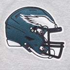 NFL PHILADELPHIA EAGLES TEAM BADGE T-SHIRT EN JERSEY SIMPLE POUR HOMME (GRIS CHINÉ)