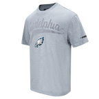 NFL PHILADELPHIA EAGLES LIVING LARGE T-SHIRT EN JERSEY DE COTON À ÉPAULES TOMBANTES POUR HOMME (GRIS CHINÉ FONCÉ)