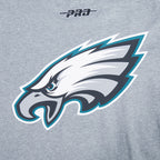 NFL PHILADELPHIA EAGLES LIVING LARGE T-SHIRT EN JERSEY DE COTON À ÉPAULES TOMBANTES POUR HOMME (GRIS CHINÉ FONCÉ)